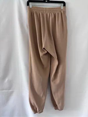 THE BAR Sweatpants Women’s Size M Brown Joggers 100% Cotton Made in USA thumbnail 7
