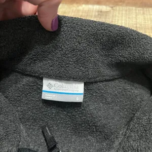 Columbia Women's Gray Fleece Base Layer Zip Pockets Full Zip Vest Sz S Outdoors thumbnail 2