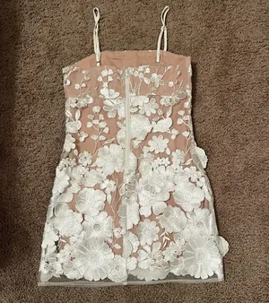 Storia Dress with White Embroidery thumbnail 2