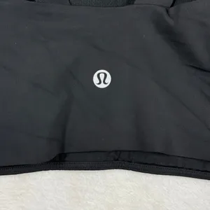 Lululemon Like a Cloud Longline Sports Bra Black Strappy Cross Back Size 8 thumbnail 3