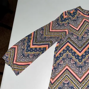Est 1946 Boho Geo V Neck Blouse Black Size L thumbnail 4