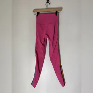 Beach Riot Sport Legging Sadie High Waist Ribbed Leggings Hot Pink Size S‎ thumbnail 2