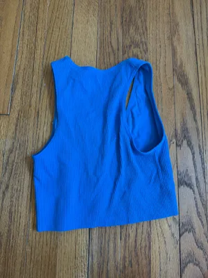 garage blue tank top xs thumbnail 3