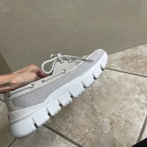 Hunter‎ sasa Original Mesh Boat Shoe Sneakers Beige White Womens Size 9M EUC thumbnail 5
