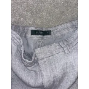 lauren ralph lauren cropped wide leg trouser pants‎ size 6 twill thumbnail 4