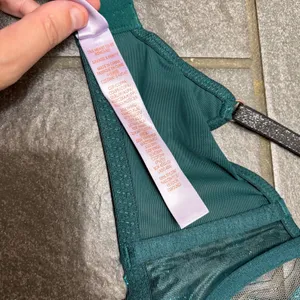 Savage X Fenty Shining Star Embroidered Unlined Demi Bra Wildflower Blue 32D thumbnail 7
