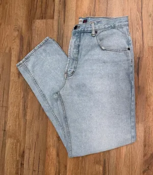 Vintage Bugle Boy Jeans 705 34x30 Light Wash‎ 90s Straight Leg Denim thumbnail 1