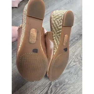 Lucca Lane Enola Genuine Leather Slip on Heels Shoes Size 7.5M thumbnail 4