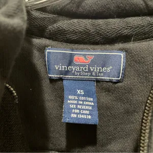 Vineyard Vines Baltimore Ravens Quarter Zip Pullover Black Women Size XS thumbnail 5