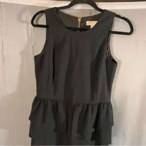 Michael Kors Black‎ Peplum Dress Size 6 thumbnail 3