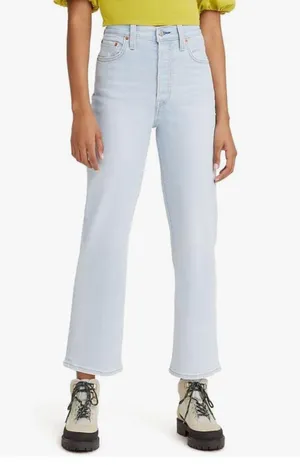Levi’s Ribcage Straight Ankle Jeans thumbnail 1