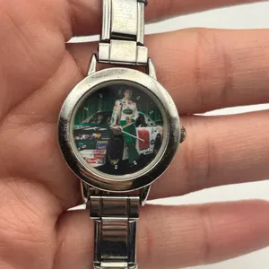 NASCAR Collectible Watch Silver-tone Women’s Watch Working New Battery thumbnail 6