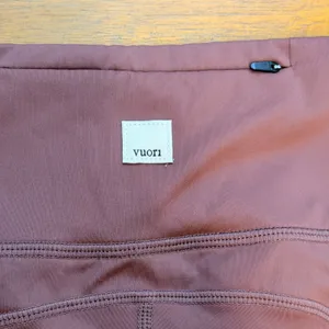Vuori Stride Leggings VW429 Marsala Red‎ Womens Size S Yoga Athletic Pockets thumbnail 7