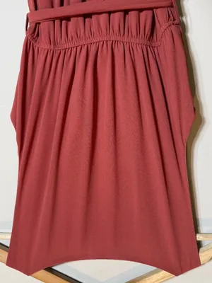 Baltic Born Hera Chiffon Maxi Dress Women XS Berry Formal Bridesmaid Wedding NWT thumbnail 14