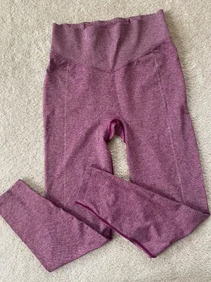 Victoria’s Secret PINK ACTIVE Seamless Leggings Women’s Large Pink High Waist thumbnail 13