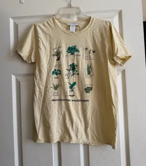 Urban Outfitters Indestructible Houseplants Graphic T-Shirt thumbnail 1