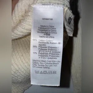 Madewell Scoop Neck Cardigan Sweater In Antique‎ Cream XS NG738 thumbnail 4
