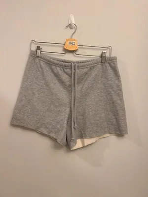 SKIMS COTTON FLEECE CLASSIC SHORT Heather Grey Medium thumbnail 9