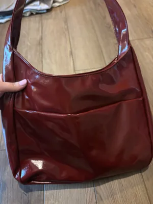 Maroon shoulder bag Red thumbnail 3