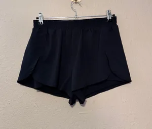 Girlfriend Collective Gazelle high waist lined athletic shorts Black Size Medium thumbnail 1