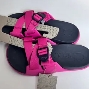Chaco Women's Chillos Double Buckle Strap Slide Magenta Sz 7 thumbnail 6