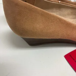 Dexflex Comfort Women's Klara Tan Suede Wedge Heels thumbnail 4