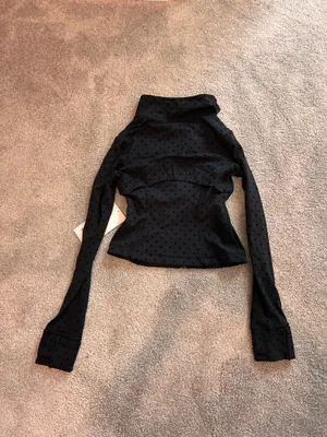 lululemon polka dot cropped define jacket thumbnail 5