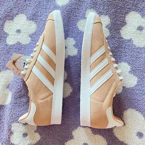 Adidas Blush/White Unisex Gazelle Sneakers thumbnail 6