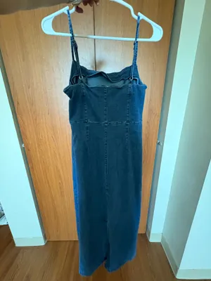 VERO MODA Denim Maxi Dress thumbnail 2