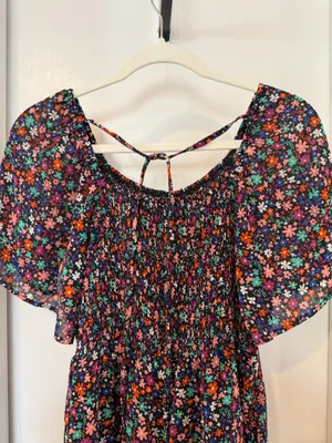 Dokotoo Black Floral Dress thumbnail 4