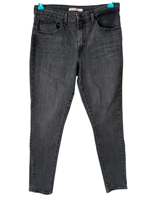Levi Strauss 721 High Rise Skinny Jean in Faded Black Size 31 thumbnail 1