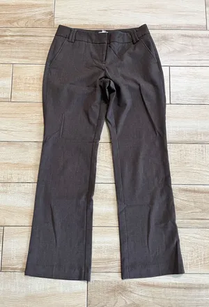 Womens New York & Company Brown Dress Pants - 2 Petite thumbnail 1