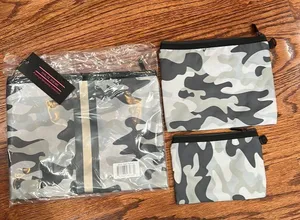 Haute Shore Jett Set Safari Set Of 3 Pouches thumbnail 1