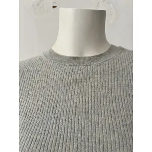 Banana Republic Merino Wool Sweater S Cropped Ribbed Preppy Academic w/stains thumbnail 6