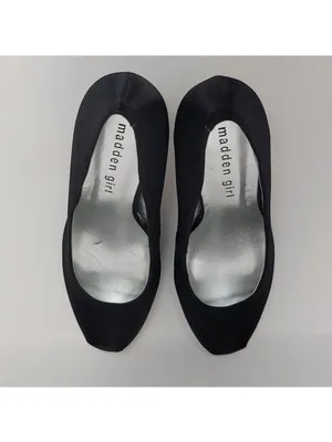 Madden Girl Getta Rhinestone Embellished Heel Pump Shoe Size 7 Black thumbnail 4