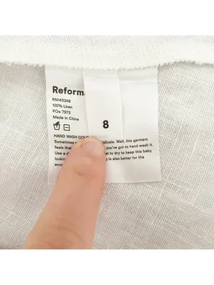 Reformation Mariana Mini Dress Women Size 8 White Linen Ruffle Coastal Bridal thumbnail 5