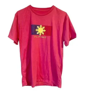 Kamisa size medium Pilipinas tshirt Pink thumbnail 1