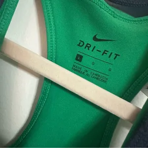 Nike Green Striped Women's Tank Top thumbnail 3