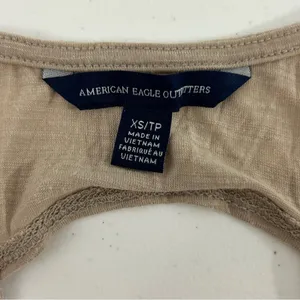 American Eagle Tan Lace Tank Top‎ Size XS thumbnail 6