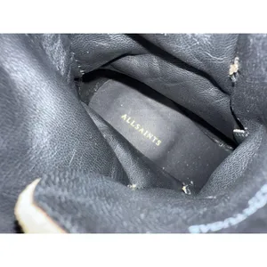 All Saints Ariel Brown Suede Zip Up Combat Boots Size 37 thumbnail 6