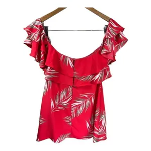 Lulus Be-Leaf The Hype Coral Pink Off-the-Shoulder Mini Dress thumbnail 5