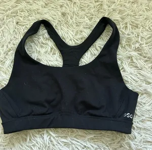 DSG Black Racerback Sports Bra thumbnail 1