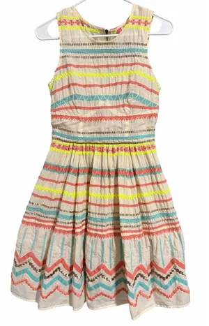 Anthropologie Plenty by Tracy Reese Striped Sunglow Dress Women's Size 4‎ thumbnail 1
