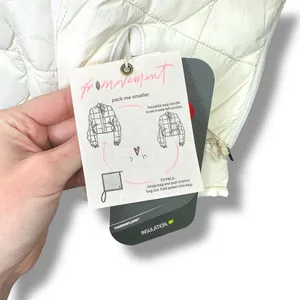 NEW FP Movement x Hatch Ivory Chevron Combo Printed Maternity Puffer Jacket thumbnail 6