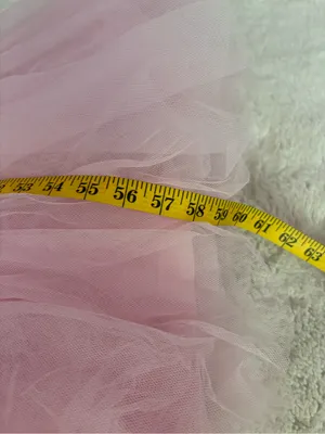 Lulus Fabulous Poise Light Pink Tulle Ruffled Tiered Maxi Dress Size Small NWT thumbnail 8