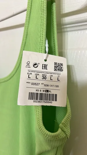 ASOS Pull & Bear Green Ribbed Bodysuit thumbnail 10