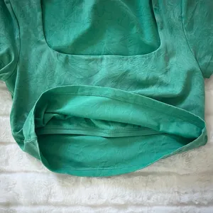 aerie Offline Green Crop Active Top thumbnail 2