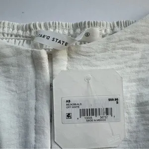 Altar'd State Women's White Off-Shoulder Top Size Small NWT thumbnail 3