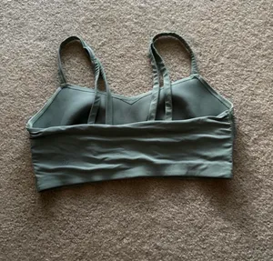 Green All in Motion Sports Bra || No Pads thumbnail 3