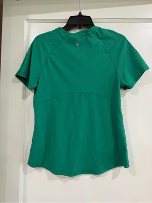 Spyder Women's Emerald Green Short-Sleeve Performance Tee thumbnail 4
